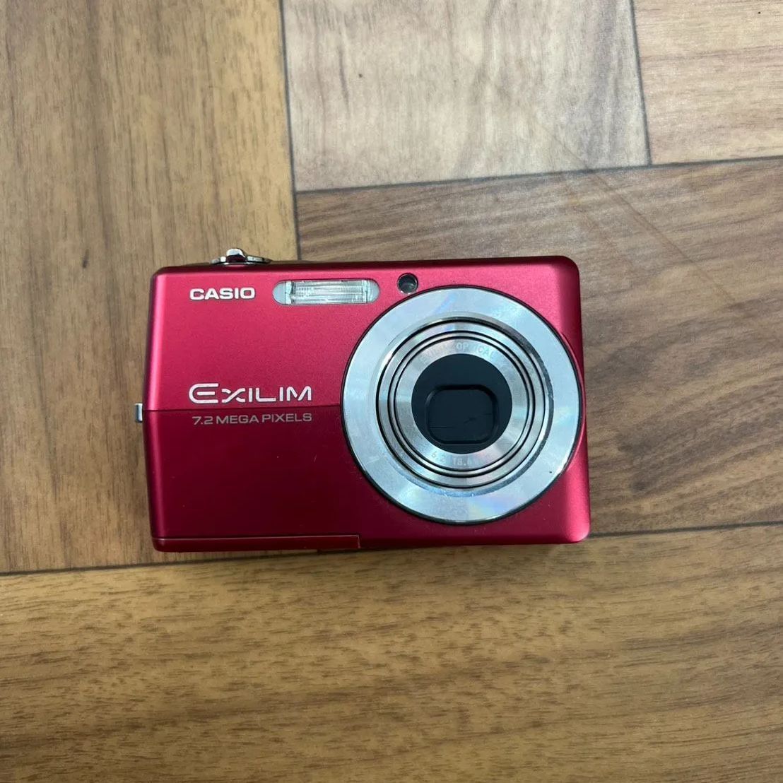 카시오 엑실림 디지털 카메라 7.2MP 레드 [정크 아이템] A-482 0.2