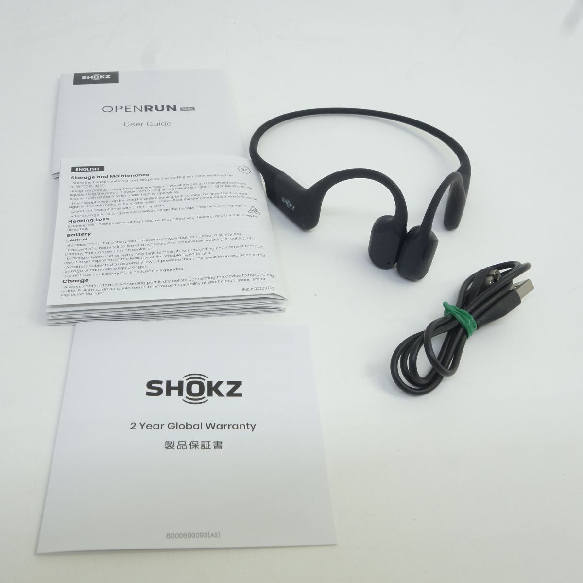 Shokz ショックス SKZ-EP-000003 OpenRun ワイヤレス骨伝導イヤホン 