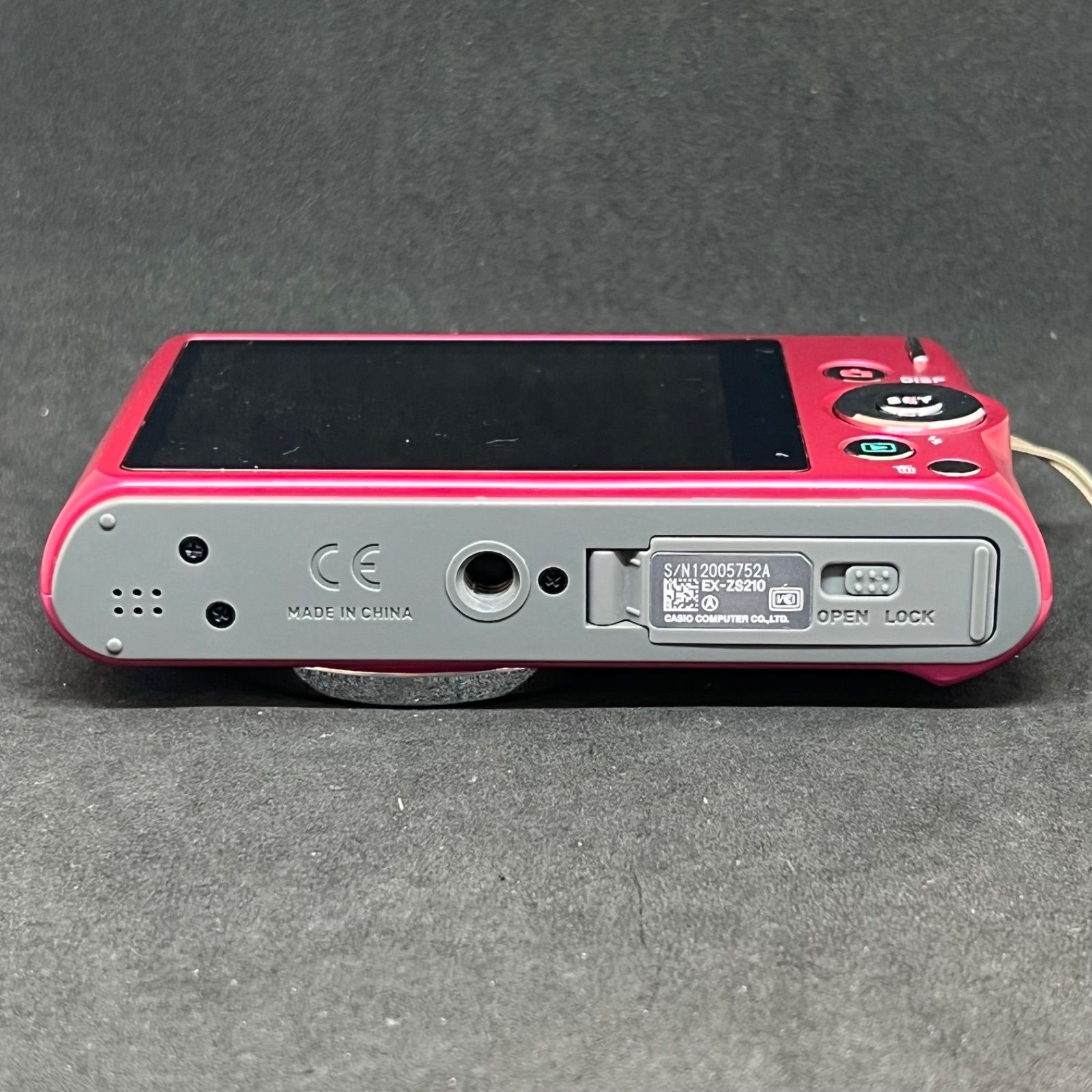 T7957 【 動作未確認品 】CASIO カシオ EXILIM EX-ZS210 ピンクカラー