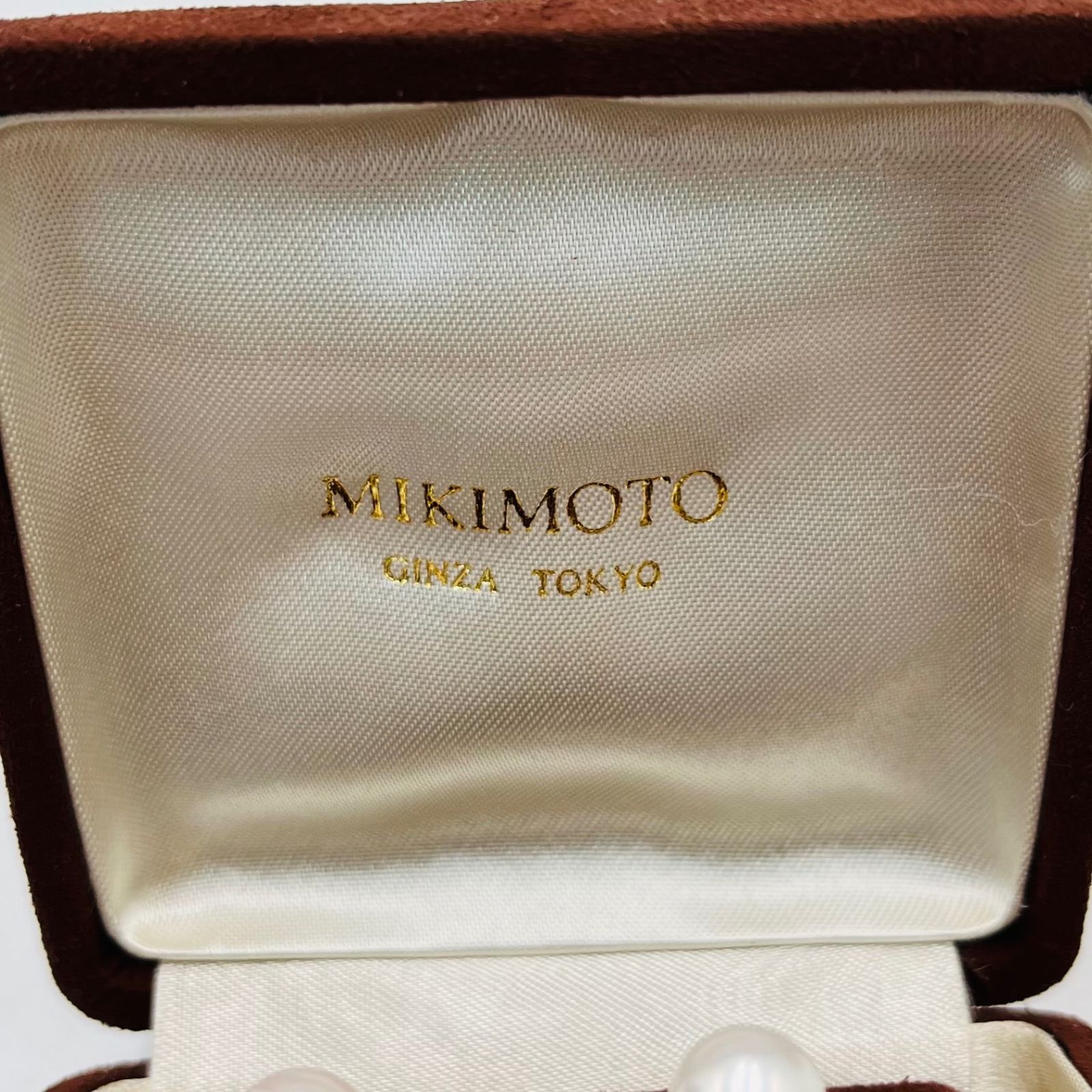 中古】MIKIMOTO/ミキモト/K18/パール/ピアス/約8.6mm/両耳/M刻印