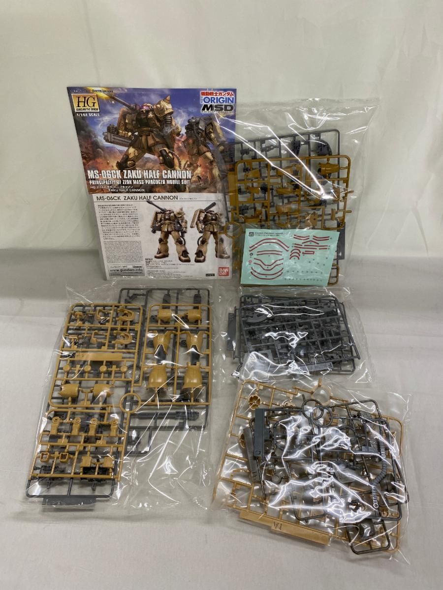 【未開封】HG 機動戦士ガンダム THE ORIGIN ザク・ハーフキャノン 1/144スケール 色分け済みプラモデル thumbnail 3