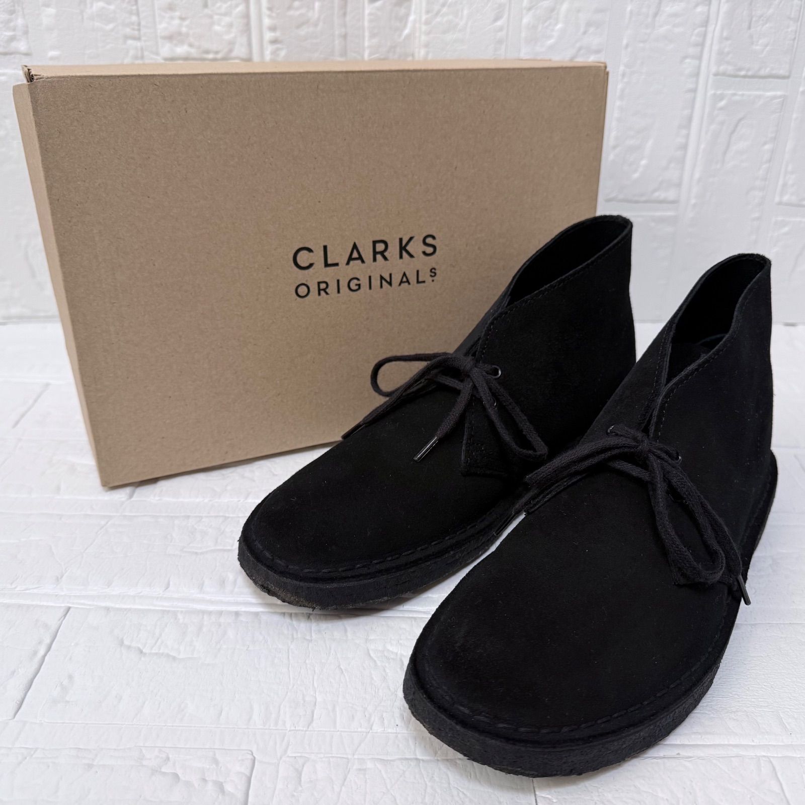 Clarks スエード デザートブーツ ブラック UK6 (実寸24.5cm相当 