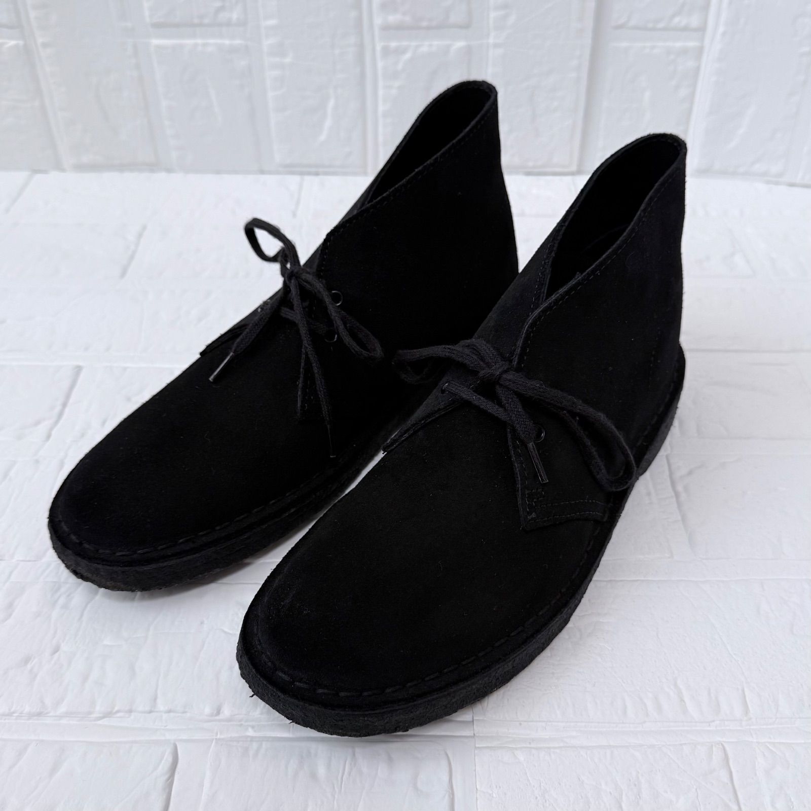 Clarks スエード デザートブーツ ブラック UK6 (実寸24.5cm相当 
