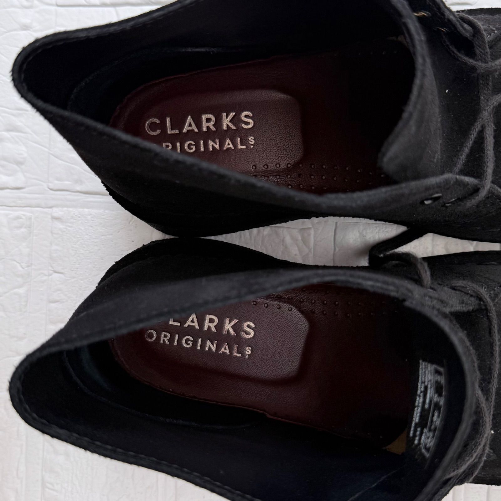 Clarks スエード デザートブーツ ブラック UK6 (実寸24.5cm相当 