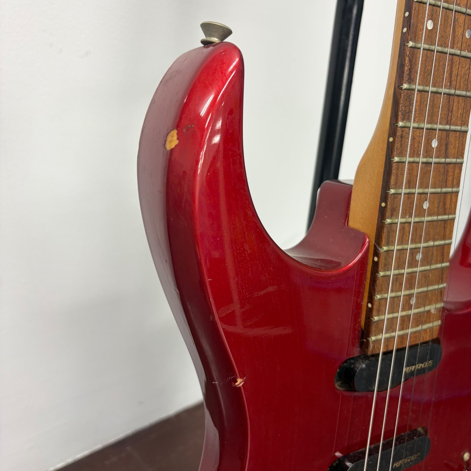 FERNANDES フェルナンデス エレキギター レッド SSH 台湾製