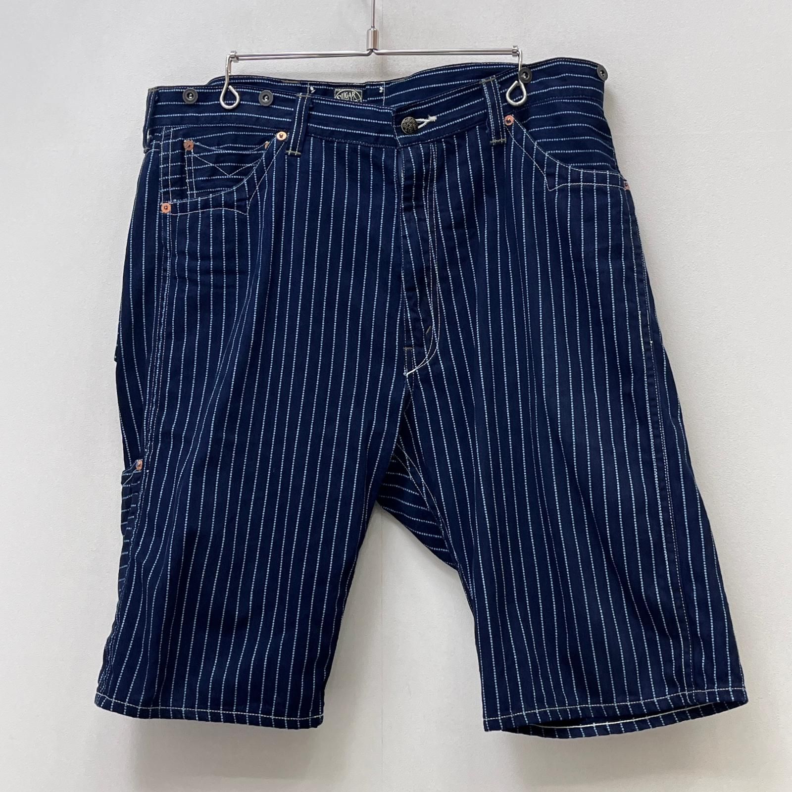 【加古川店】 中古 SUGAR CANE | シュガーケーン ショートパンツ 9oz. WABASH STRIPE ZIP FLY SHORTS sc51443 【107】