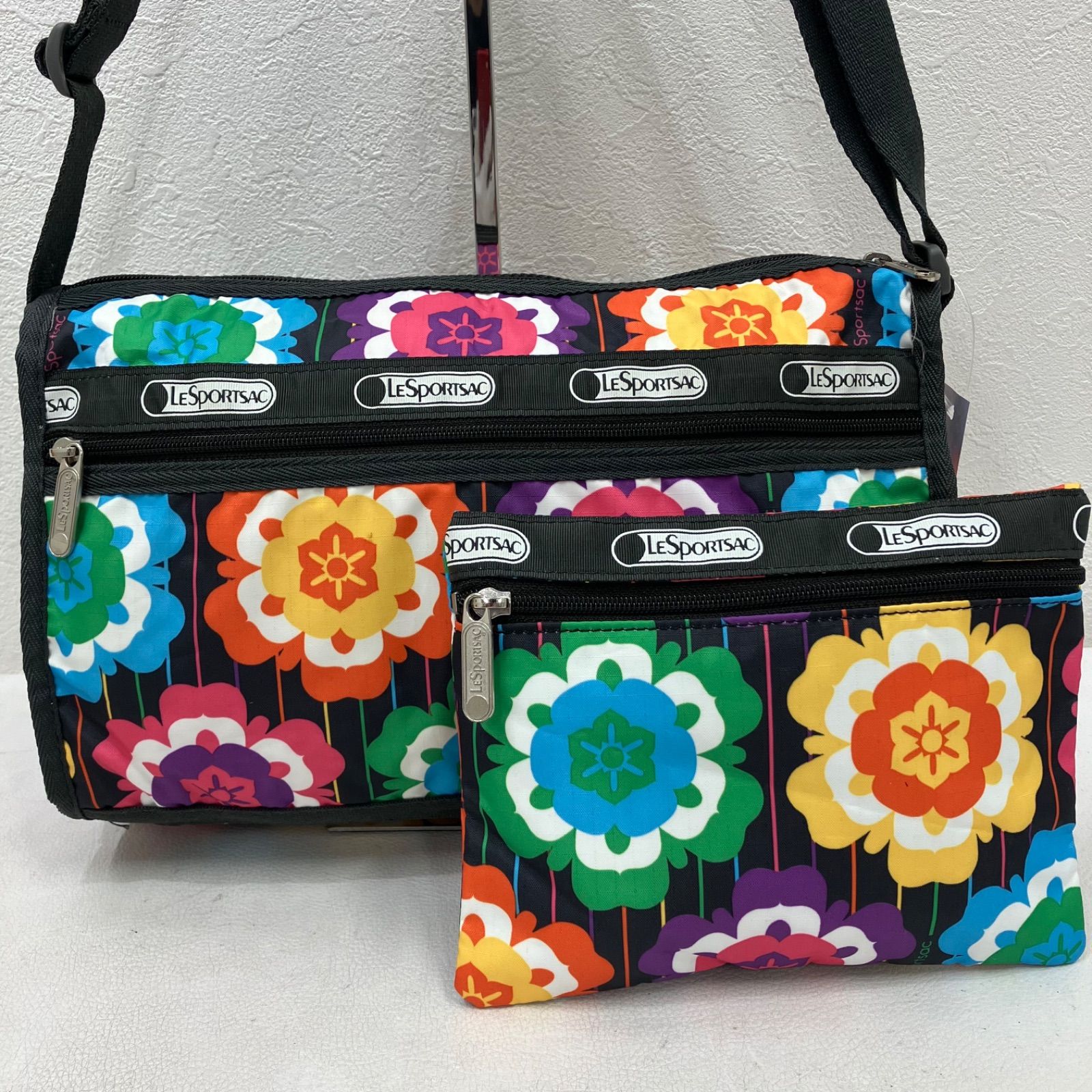 9014 【美品】 LeSportsac レスポートサック ショルダーバッグ 