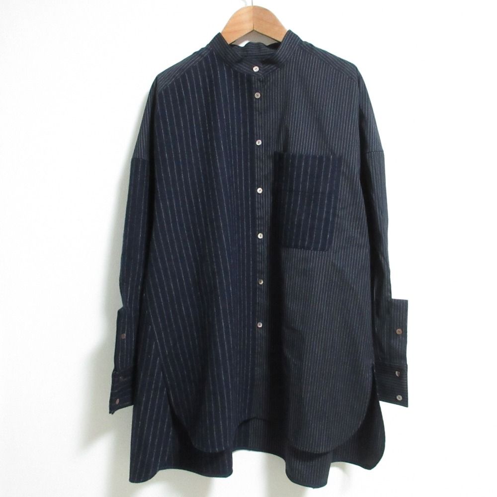 23AW ENFOLD エンフォルド WINTER SHIRT 長袖シャツ ブラウス 300GA230 