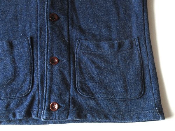 MOMOTARO JEANS 桃太郎ジーンズ 先染め インディゴスウェット コットン