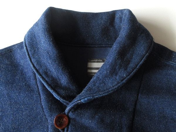 MOMOTARO JEANS 桃太郎ジーンズ 先染め インディゴスウェット コットン
