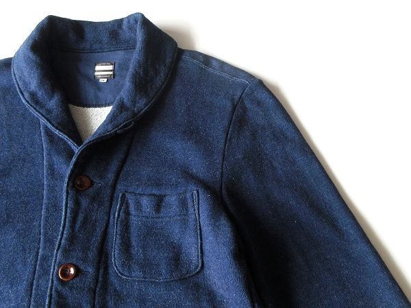 MOMOTARO JEANS 桃太郎ジーンズ 先染め インディゴスウェット コットン