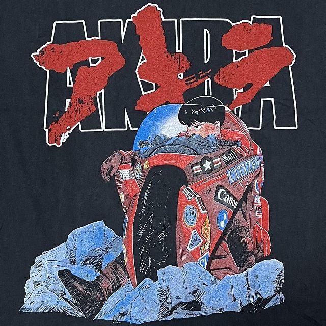 AKIRA アキラ Tシャツ 金田 USA版 大友克洋 アニメT 映画T 半袖 XL 黒