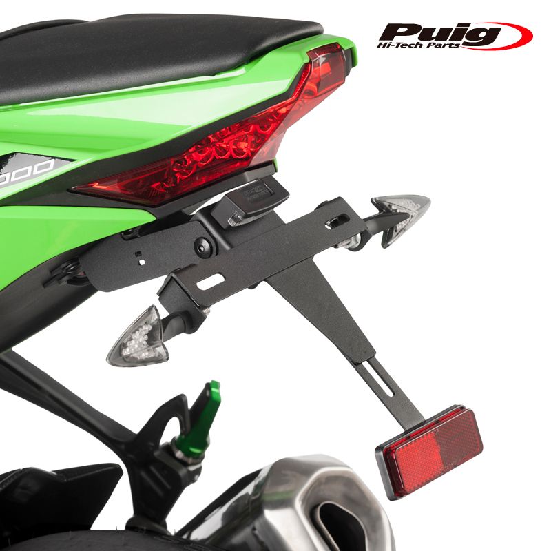 Puig 8726N LICENSE SUPPORTS Kawasaki ZX-10R (16-20) ZX-10RR (17-20) ZX-10R SE (18-20) プーチ フェンダーレスナンバープレートホルダー