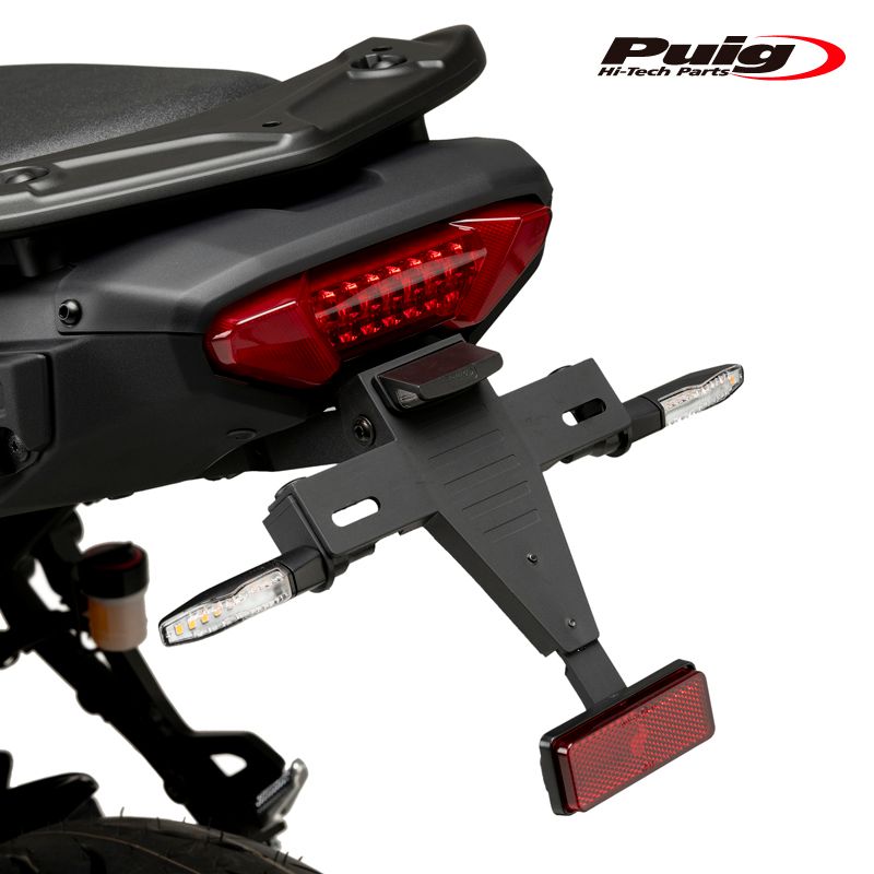 Puig 20836N LICENSE SUPPORTS YAMAHA TRACER9 (21-26) TRACER 9 GT/PLUS (25-26) TRACER 9 Y-AMT (25-26) プーチ フェンダーレス