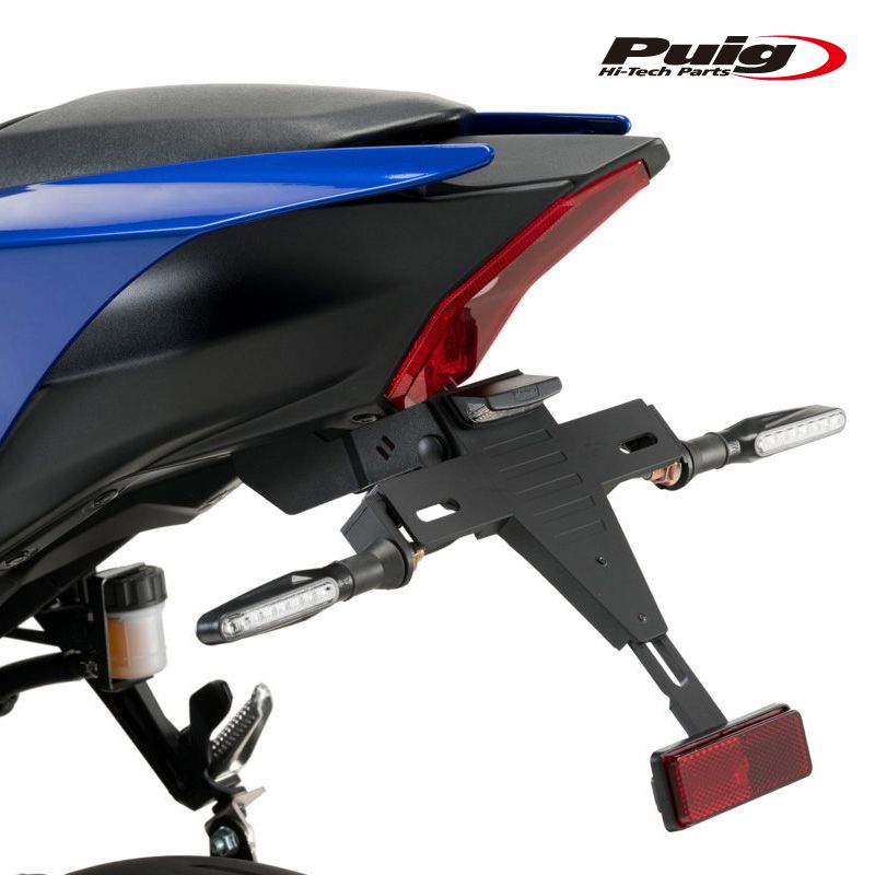 Puig 21248N LICENSE SUPPORTS YAMAHA YZF-R7 (22-26) プーチ フェンダーレス