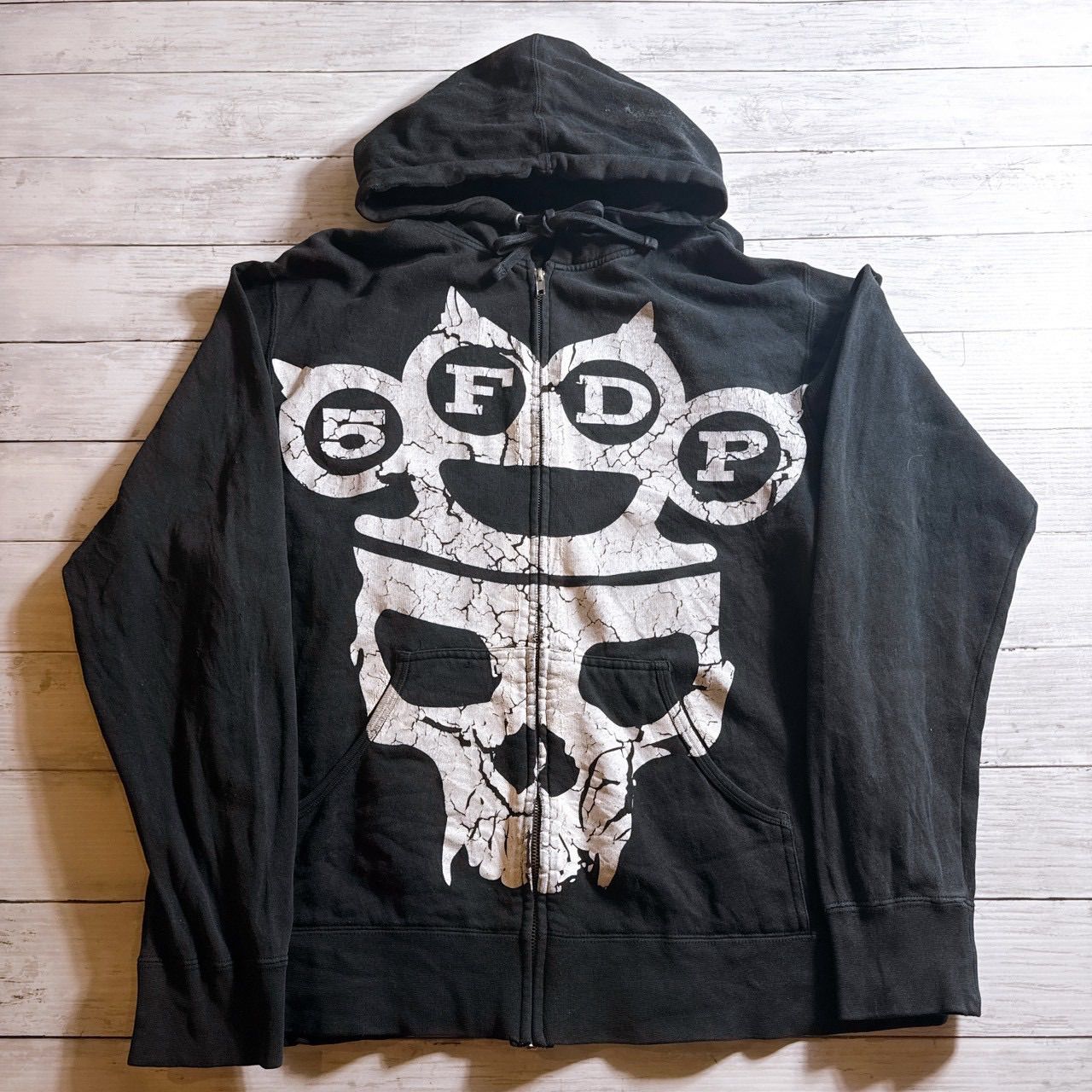 インパクトデザイン】y2k archive GRAPHIC ZIP HOODIE グラフィック