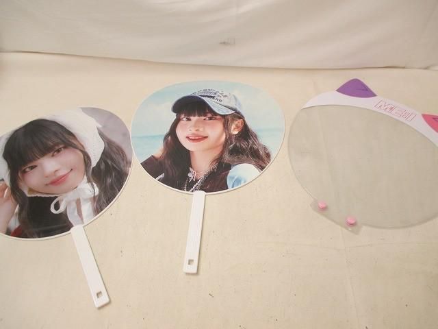 中古品】 アーティスト ME:I ミーアイ 村上璃杏 RINON うちわ カバー