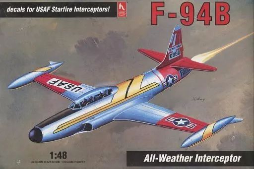 [중고] 프라모델 1/48 F-94B 스타파이어 전천후 인터셉터 [HC1598]