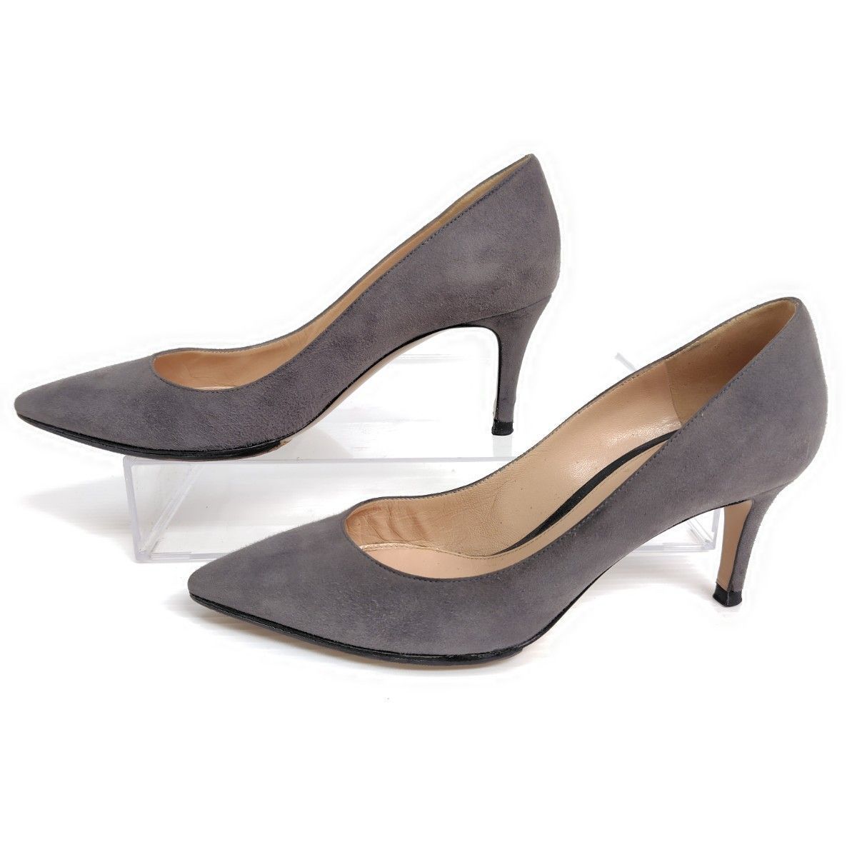 Gianvito Rossi ジャンヴィトロッシ パンプス 36 スエード ポイン