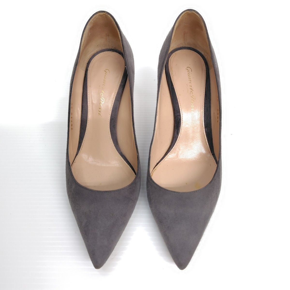 Gianvito Rossi ジャンヴィトロッシ パンプス 36 スエード ポイン