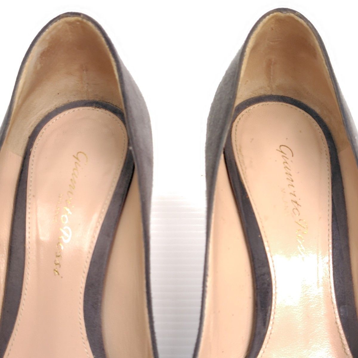 Gianvito Rossi ジャンヴィトロッシ パンプス 36 スエード ポイン