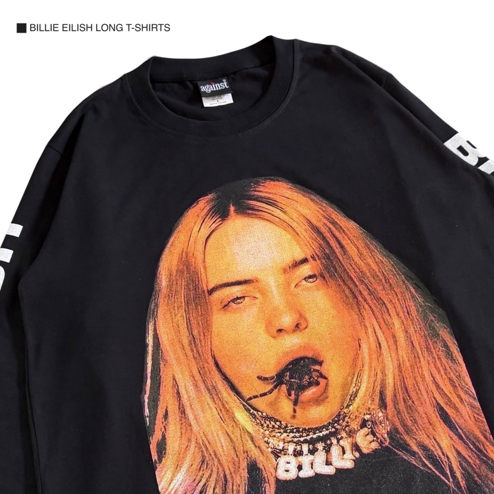 BILLIE EILISH ビリーアイリッシュ 長袖 ロングTシャツ ロンT バンドT