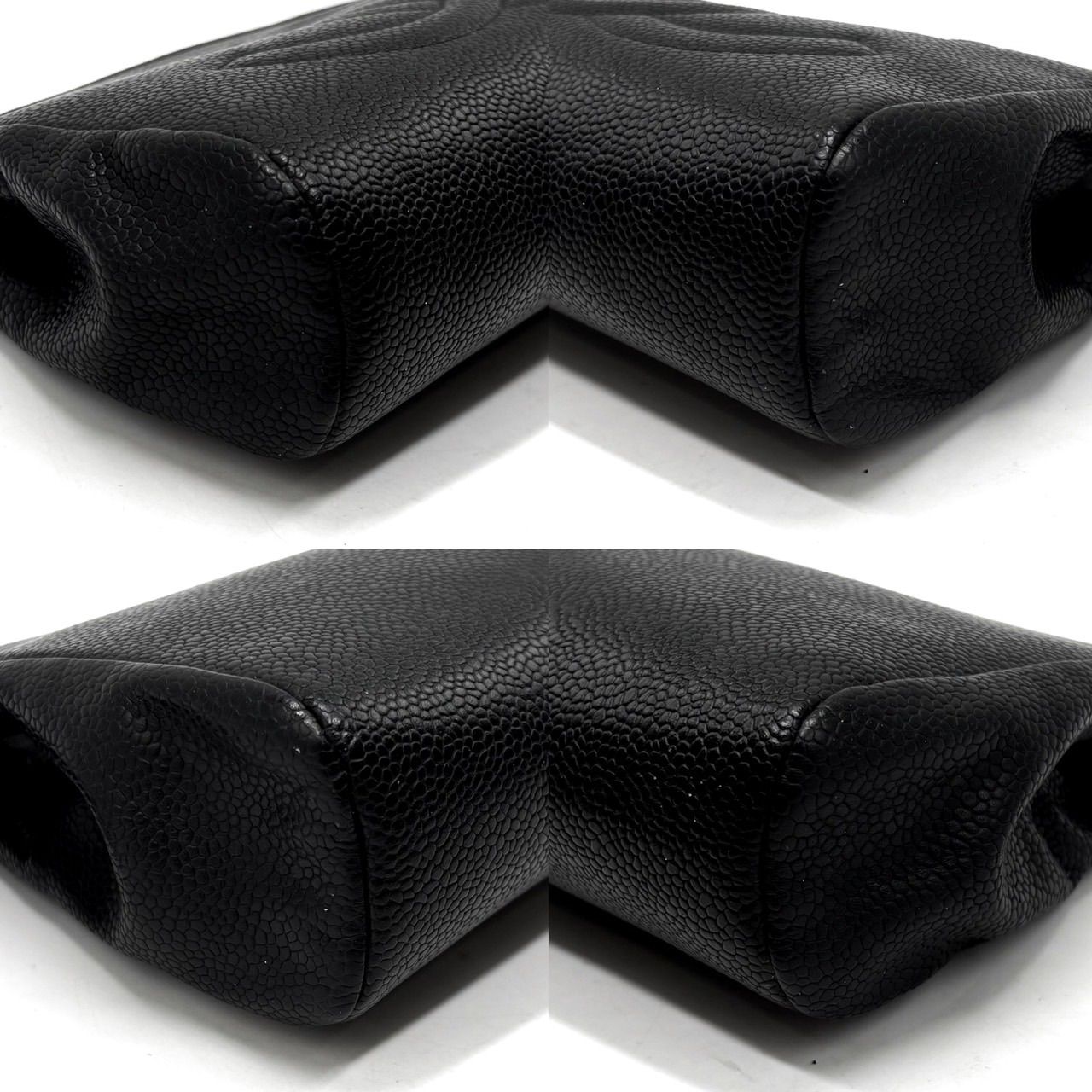良品】CHANEL シャネル ポーチ キャビアスキン デカココ Y2K pouch