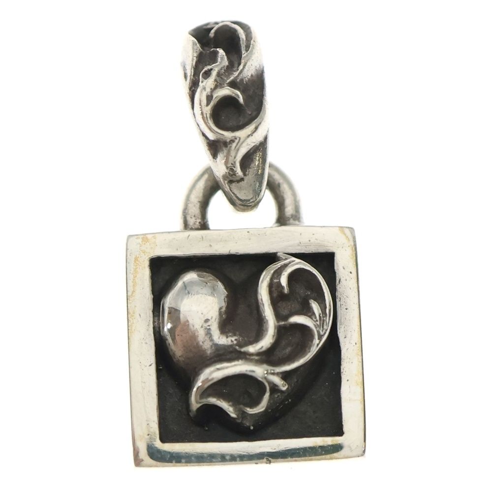 CHROME HEARTS (クロムハーツ) FRAMED HEART フレームドハート チャーム ペンダントトップ シルバー BCA273