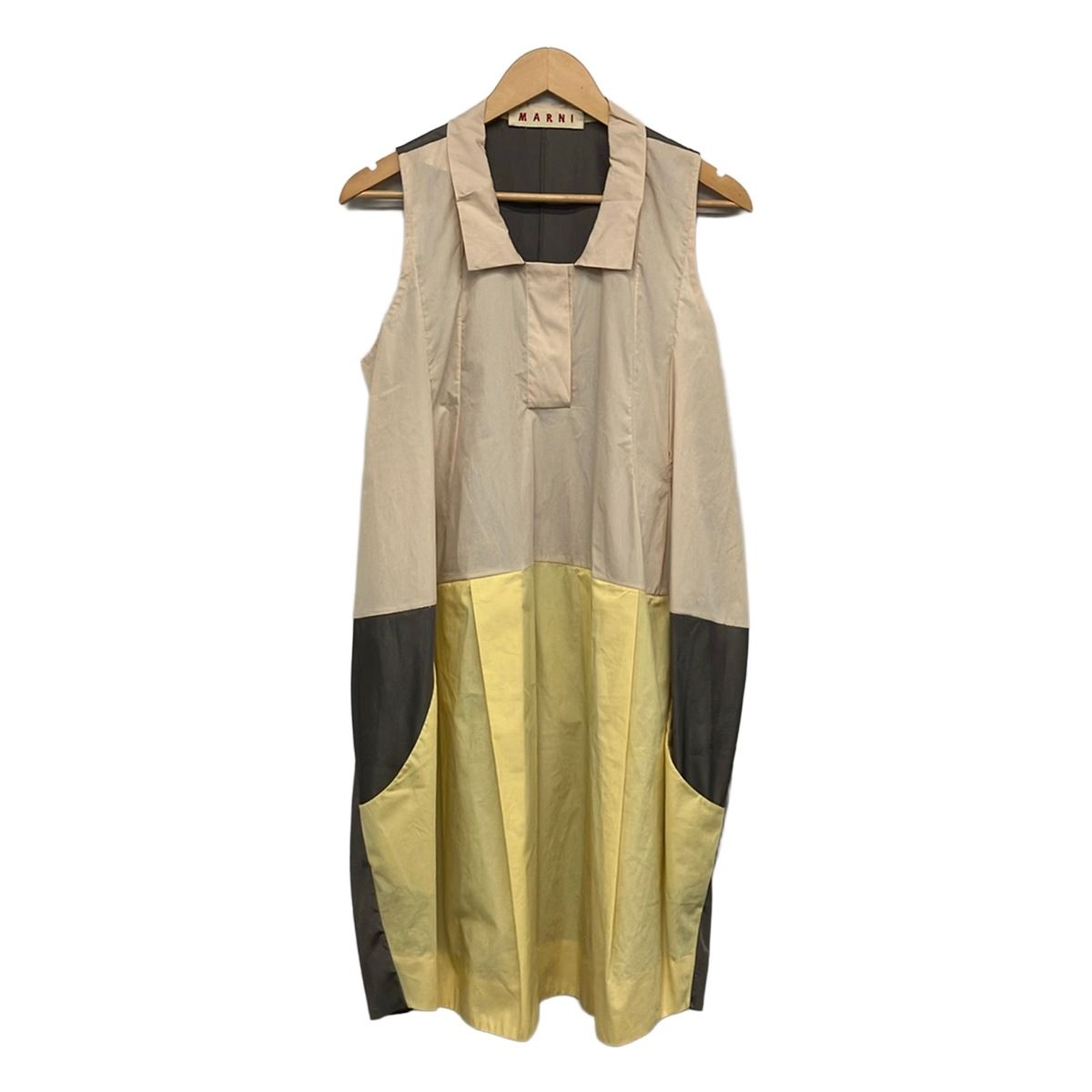 MARNI(マルニ) ワンピース サイズ40 M レディース美品 ピンクベージュ 