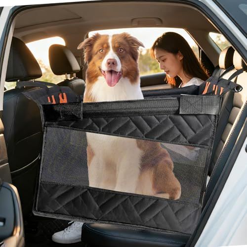 ドライブボックス 犬 車 シート ペットドライブシート 軽自動車 犬用ドライブベッド カーシートカバー 後部座席用送料無料 a7bb69e0