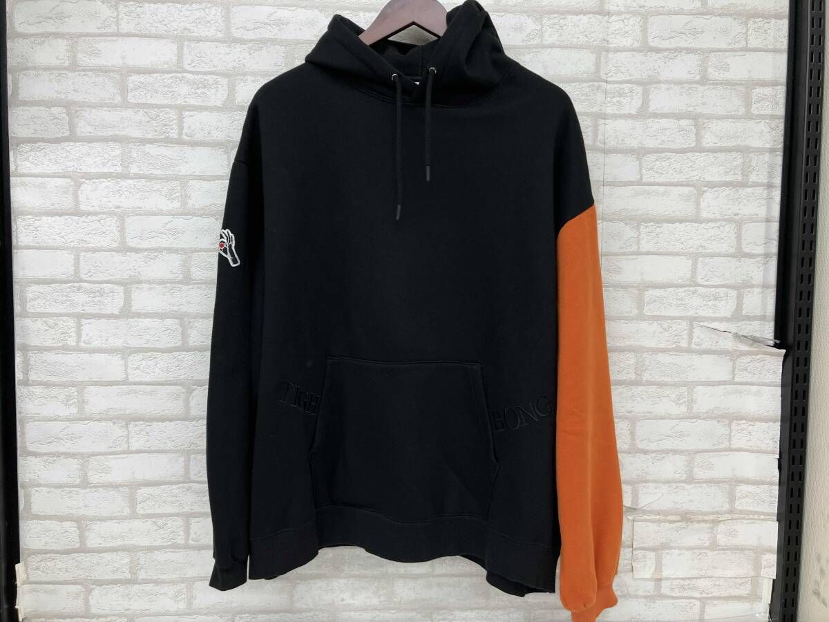 TIGHTBOOTH × KILLER BONG CYBORG HOODIE タイトブース キラーボング フーディ パーカー ブラック オレンジ メンズ XL