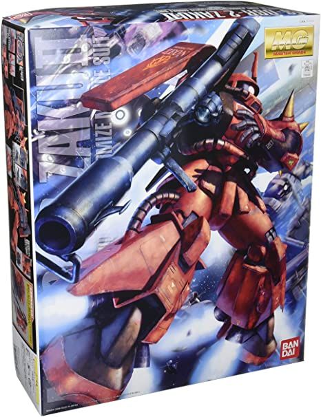 재사용 MG 1/100 MS-06R-2 조니 라이든 익스클루시브 자쿠 버전 2.0 프라모델 모빌 수트 건담