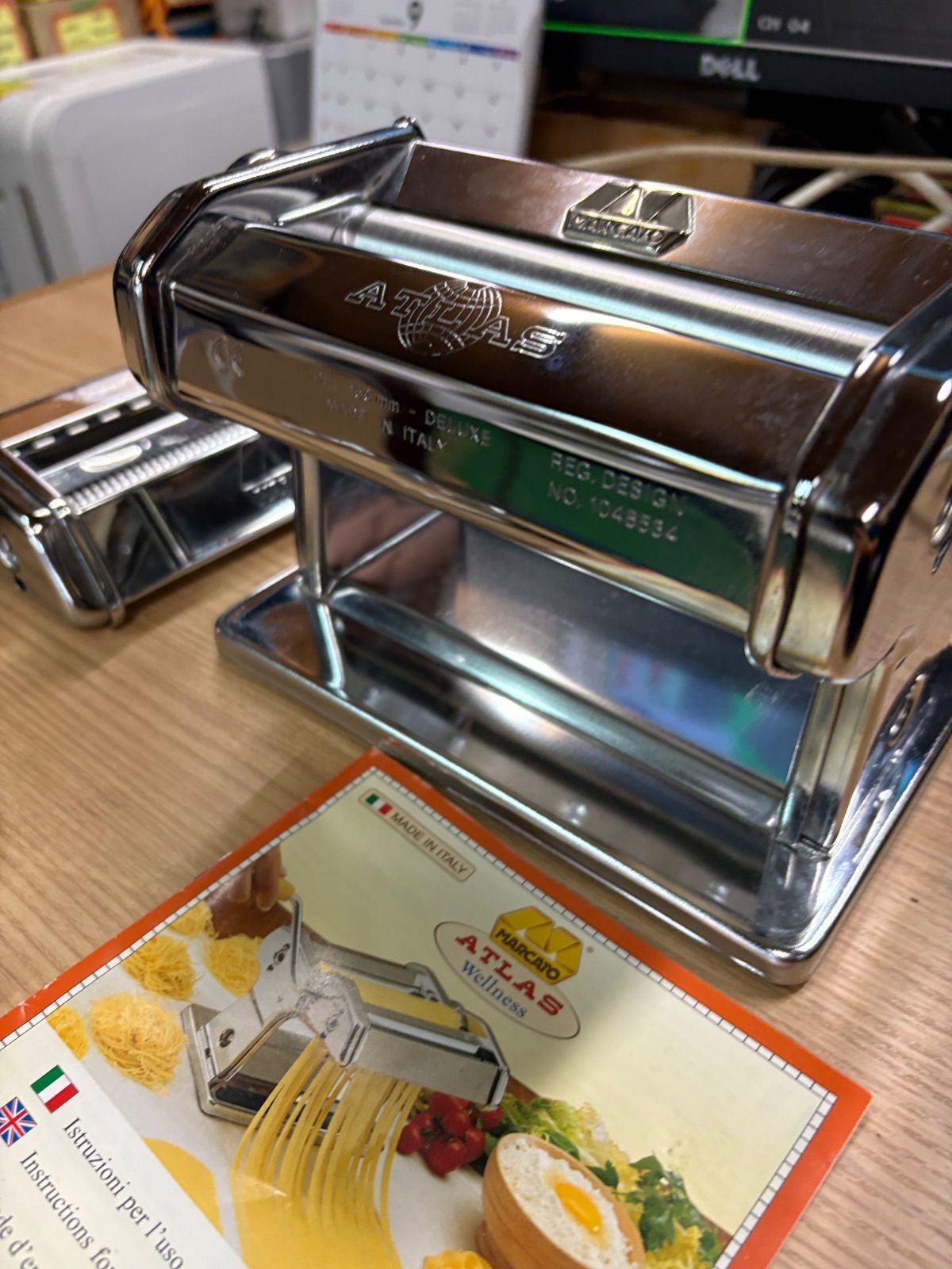 ATLAS アトラス パスタマシン パスタメーカー 手動式 取扱説明書付き