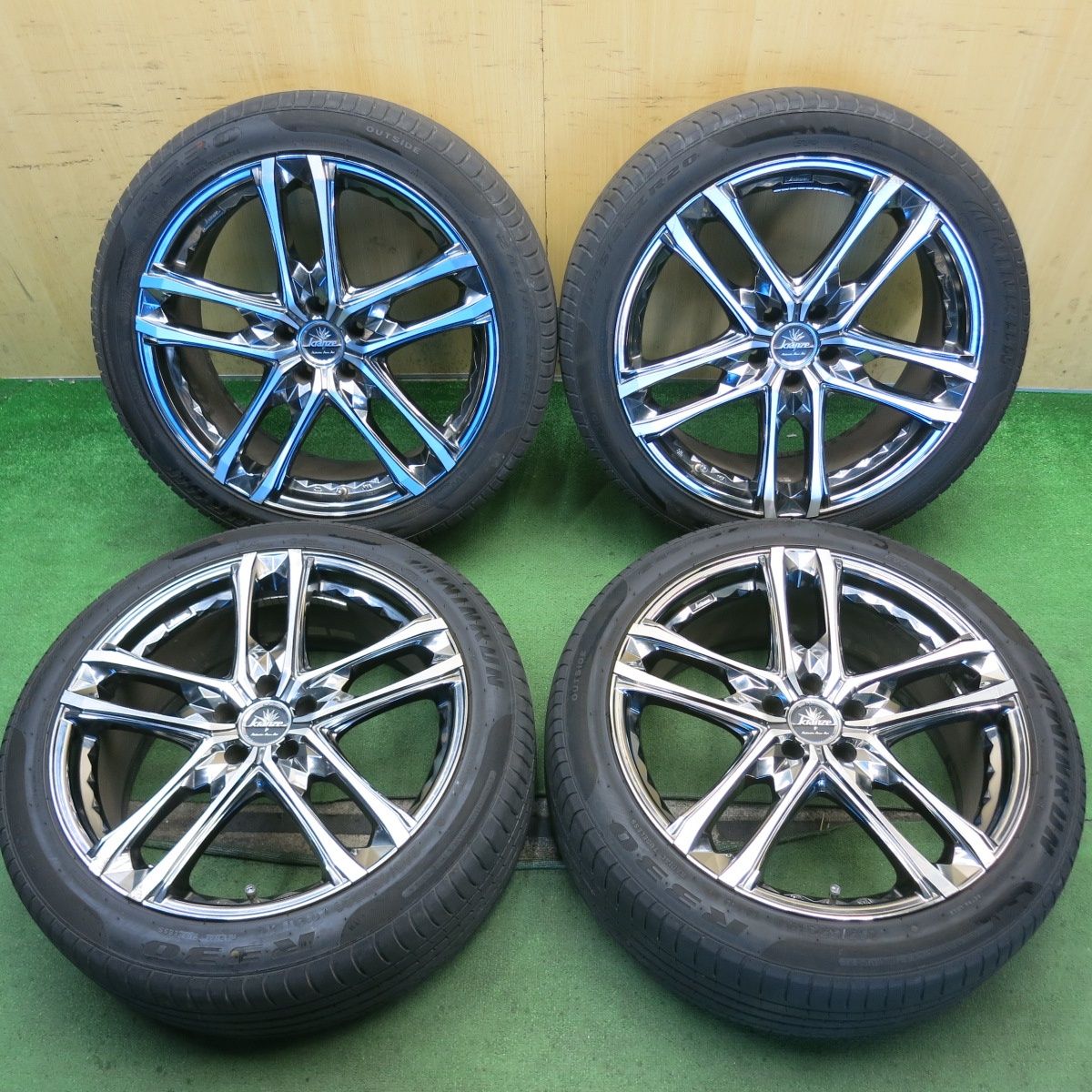 バリ溝！24年！9分◎Kranze Scintill 168 EVO 245/45R20 ウインラン R330 クレンツェ シンティル 20インチ PCD114.3/5H◎6090609HAノ 50,880円