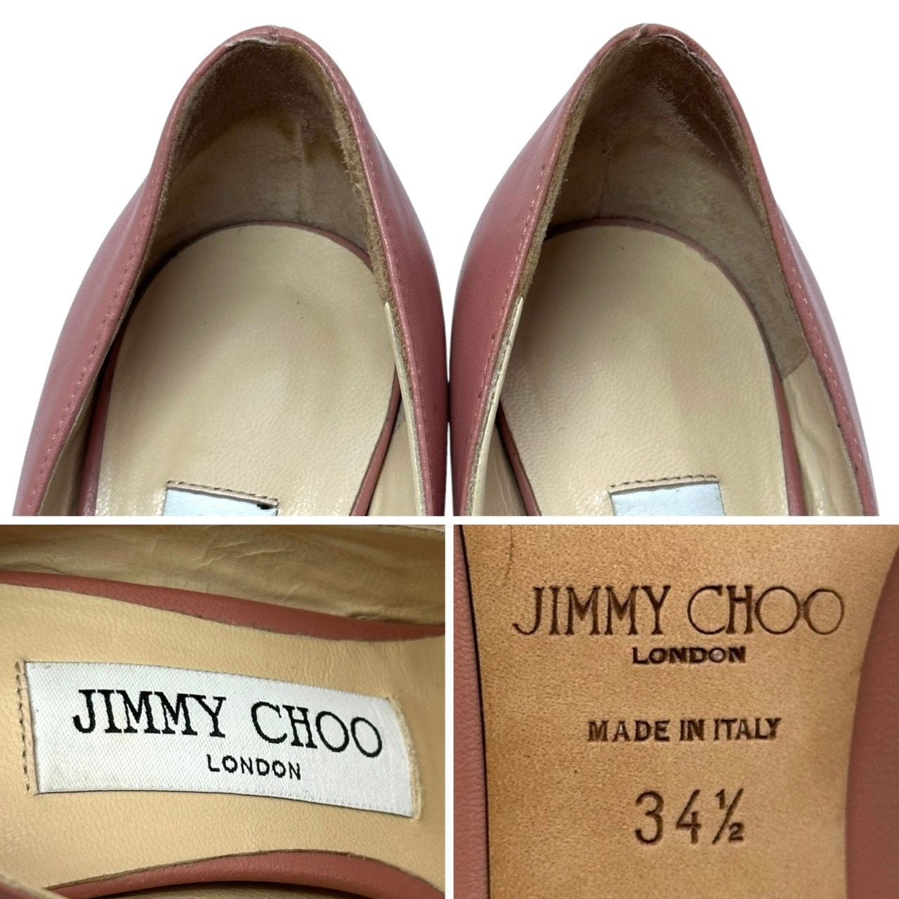 B6176】 Jimmy Choo ジミーチュウ パンプス ハイヒール ポインテッド