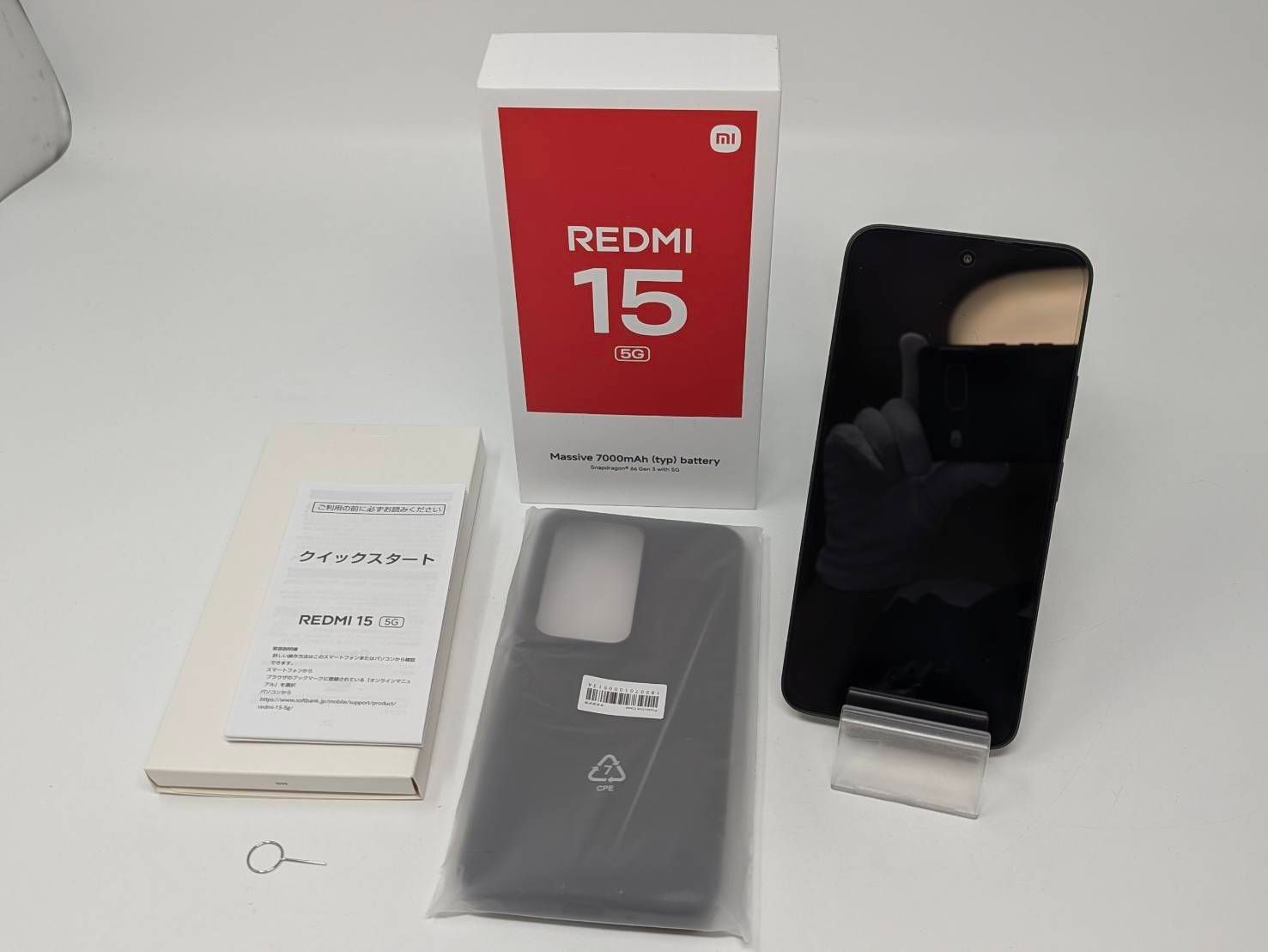 ◆ 샤오미 샤오미 스마트폰 레드미 15 5G A501XM 128GB SBM 배터리 100% 사용 제한: 0 중고 ◆ 22654