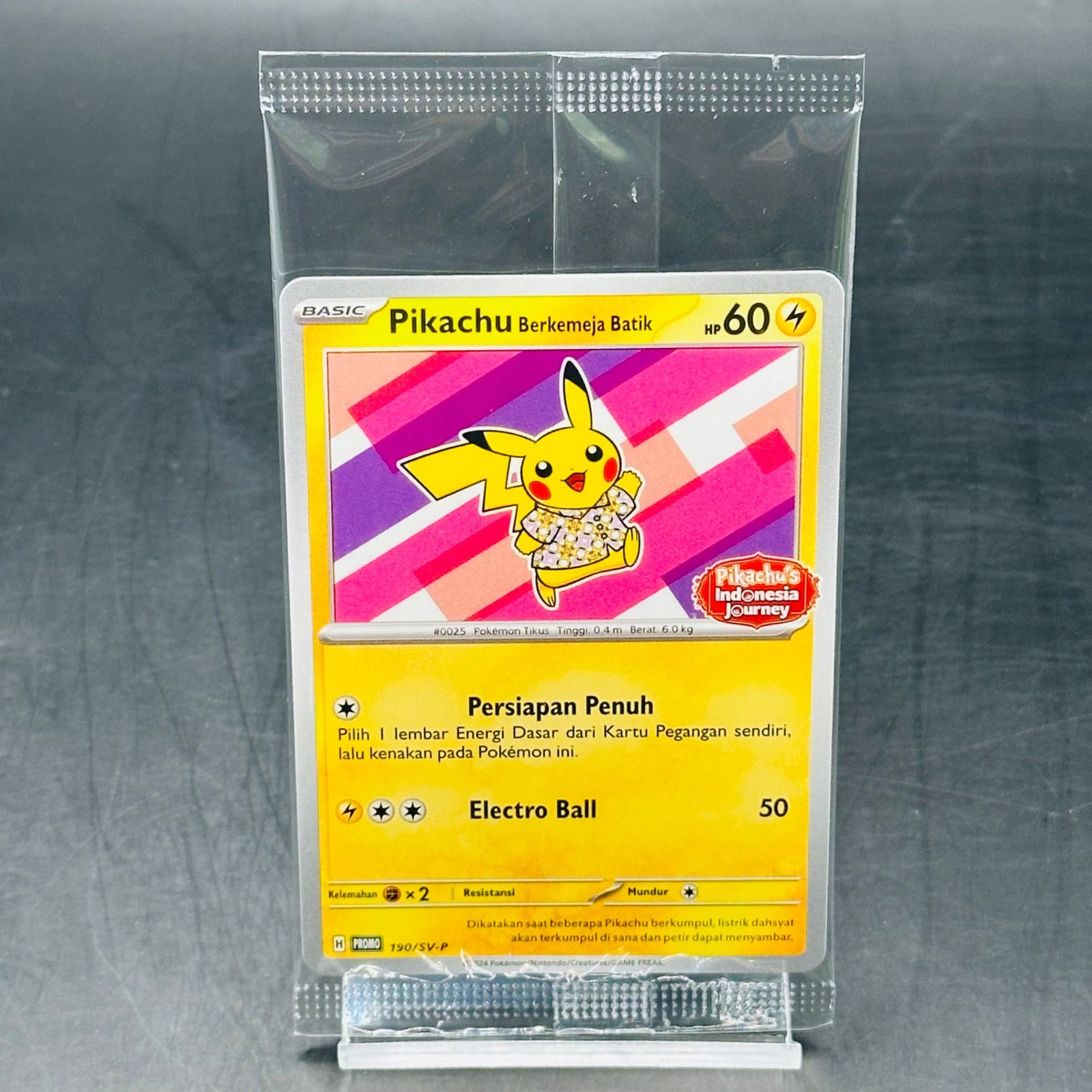 未開封)インドネシア版)Pikachu Berkemeja Batik PROMO 190/SV-P