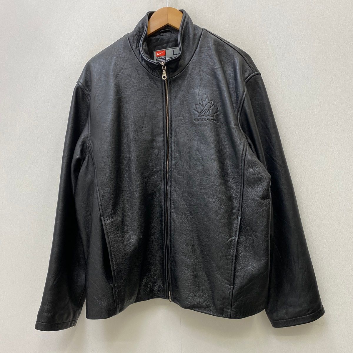 【加古川店】 中古 NIKE | ナイキ レザー IIHF CANADA 2008 ブラック サイズ：L 【92】 11,100円