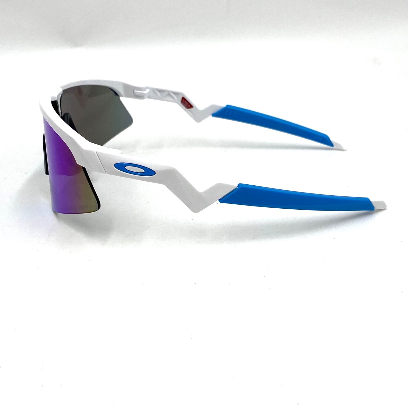 Oakley スポーツサングラス ホワイト/ブルー OAKLEY オークリー サングラス アイウェア RESISTOR レジスター