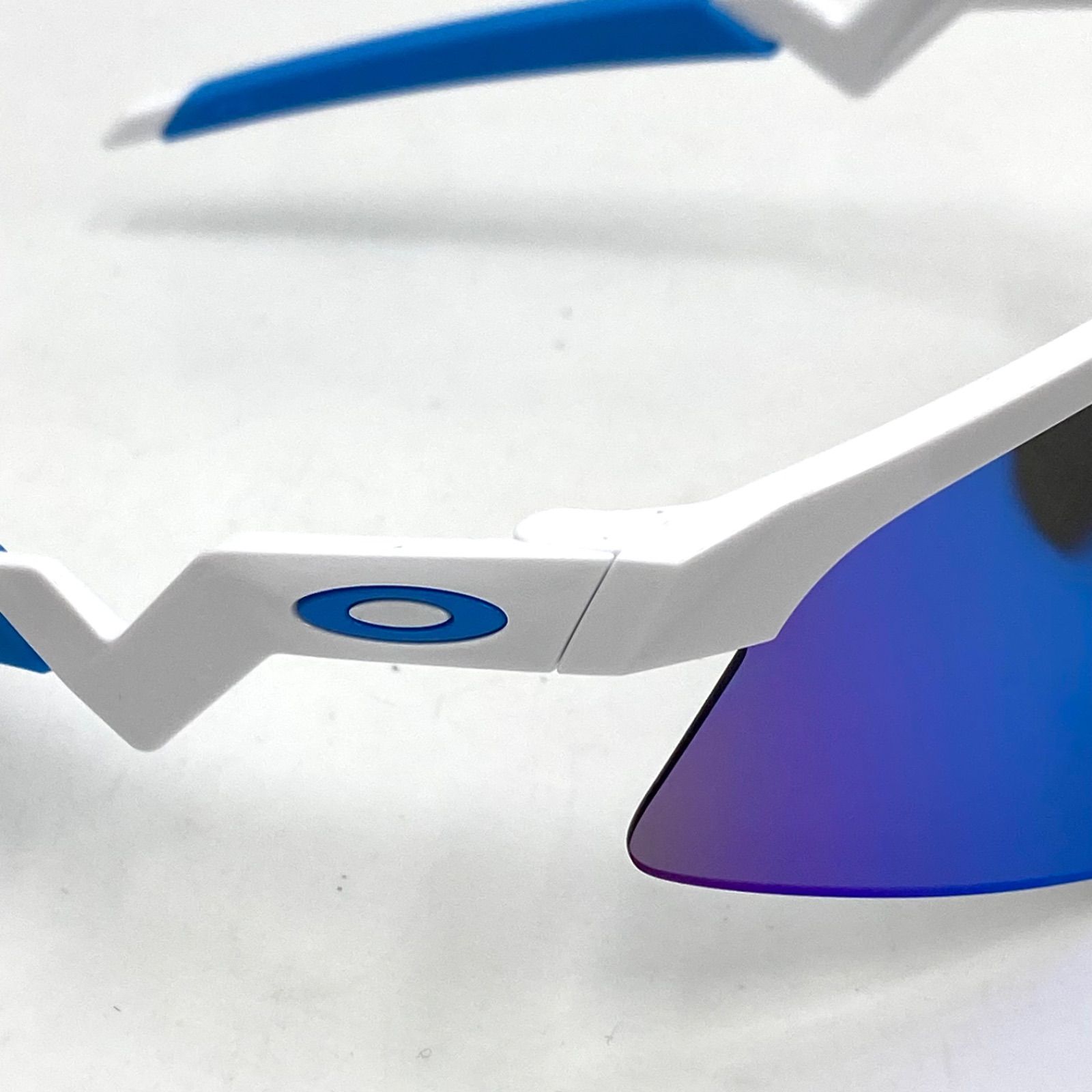 Oakley スポーツサングラス ホワイト/ブルー OAKLEY オークリー サングラス アイウェア RESISTOR レジスター