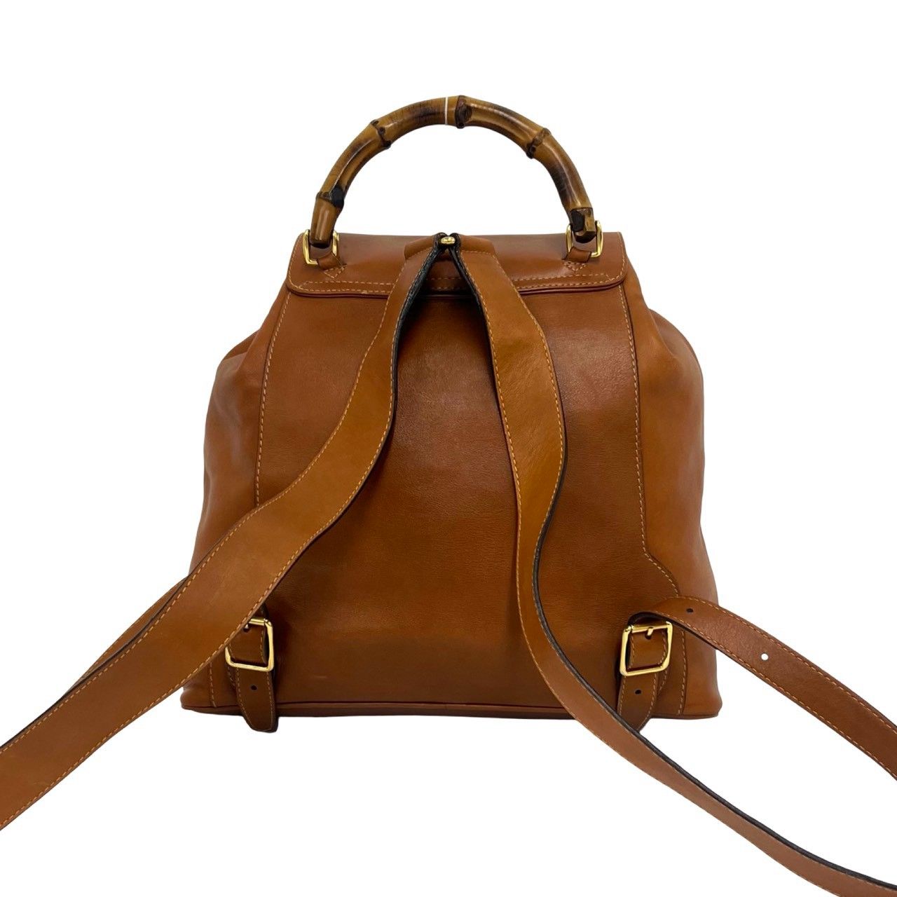 極 美品 GUCCI グッチ オールドグッチ ヴィンテージ バンブー レザー