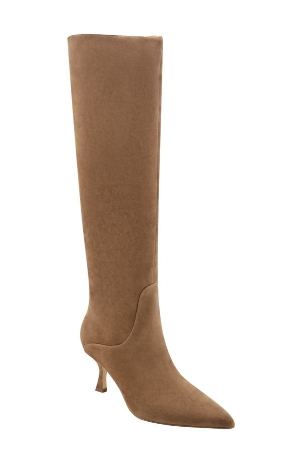 マーク・フィッシャー レディース シューズ ブーツ・レインブーツ Marc Fisher LTD Visola Pointed Toe Knee High Boot Women MEDIUM BROW 50,880円