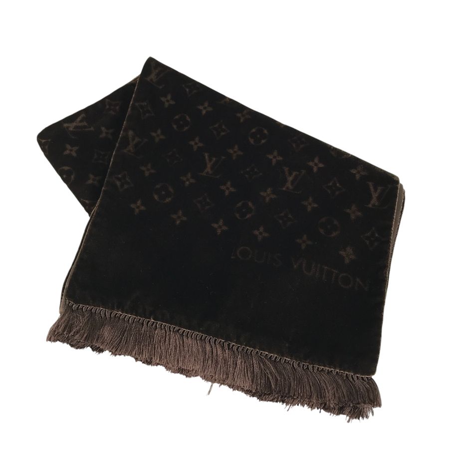 【正規品】LOUIS VUITTON マフラー　ユニセックス ルイ・ヴィトン LOUIS VUITTON モノグラム ユニセックス マフラー sh