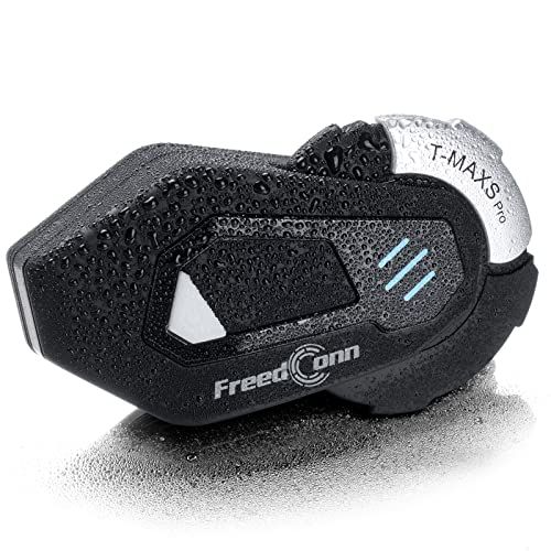 ☆新品☆FreedConn バイク用インターコムヘッドセット Bluetooth 5.0 ヘルメット用ヘッドセット 2?6人用通話・コミュニケーションシステム Siri/S-voice音声コマンド対応 Hi-Fi音質 IP65防水 2種類のマ a9e9e838 8,688円