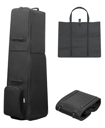 FIELDOOR ゴルフバッグカバー 脱着簡単 トラベルカバー 宅急便 宅配便 9.5型 48インチ 大きめ 頑丈 キャディバッグカバー PVCコーティング 高耐久 600D 飛行機 旅行 軽量 収納袋 保管★ 8,059円
