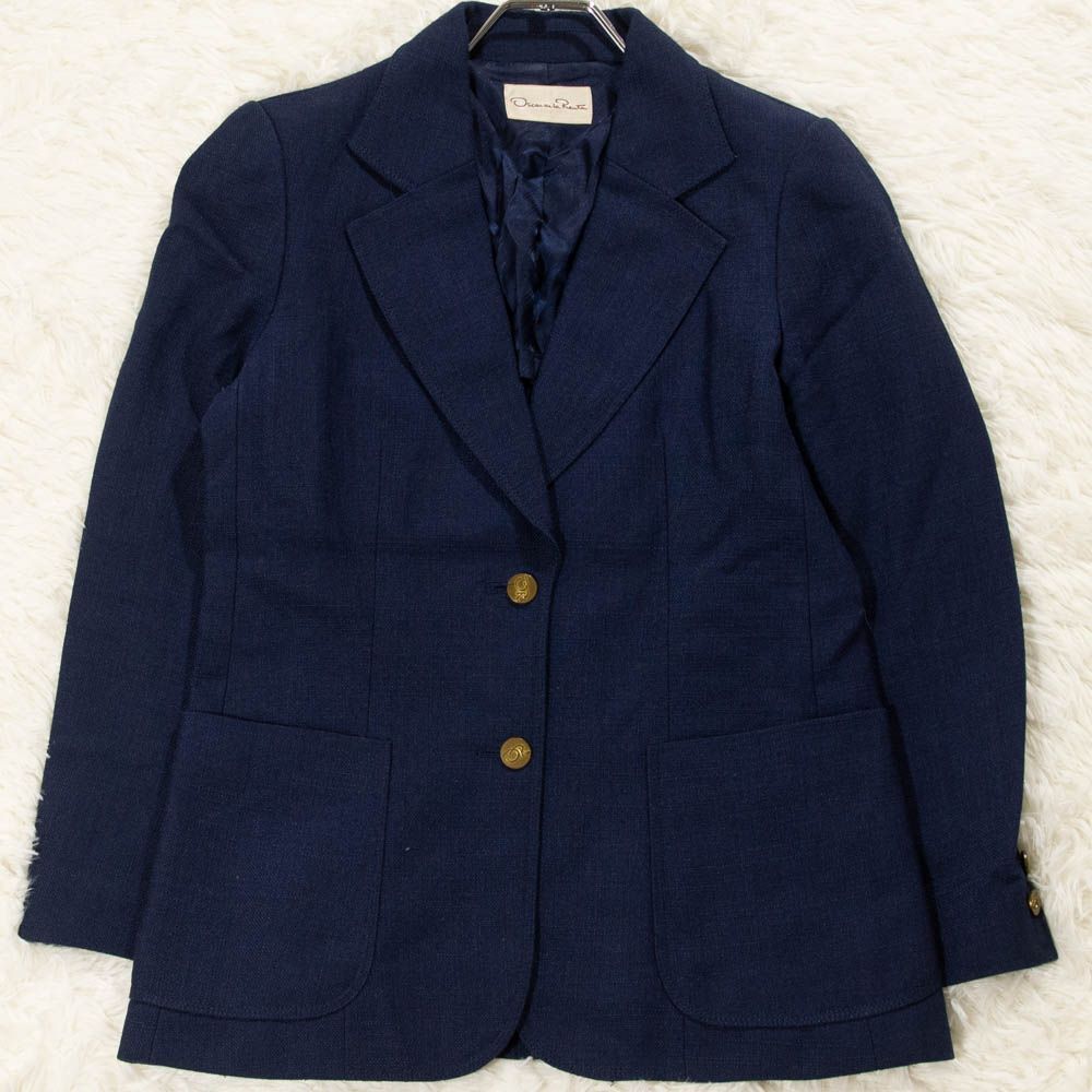 極美品】オスカー デ ラ レンタ Oscar de la Renta テーラード