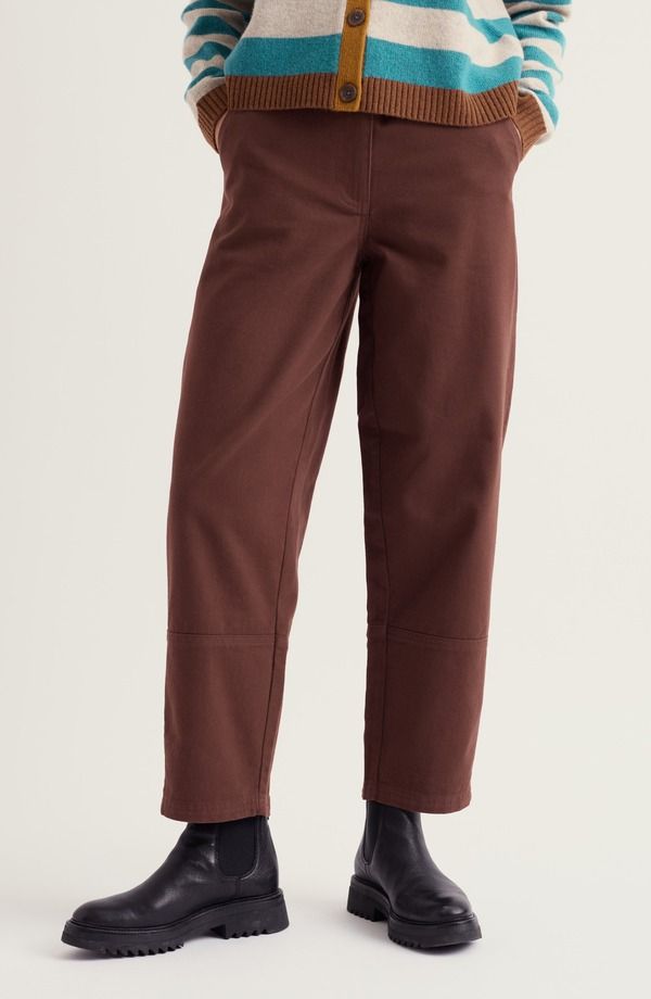 シーソルトコーンウォール レディース ボトムス レギンス プラスサイズ パンツ コットン Seasalt Cornwall Painted Forms Organicotton Crop Trouse
