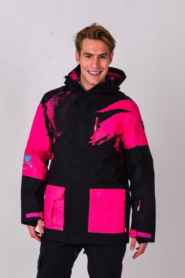 オースク メンズ アウター コート ジャケット OOSC Afterparty Jacket Black Pink ブラック 62,040円
