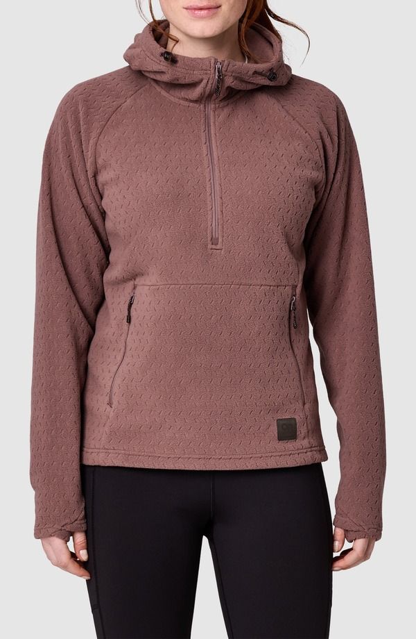 アウトドアリサーチ レディース アウター パーカー・スウェット ハーフジップ フリース Outdooresearch Trail MixT Fleece Half Zip Hoodie TERREST
