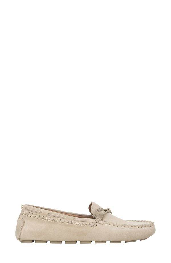 ボス レディース シューズ スリッポン・ローファー BOSS Roxanne Driving Loafer Women LIGHT BEIGE ベージュ
